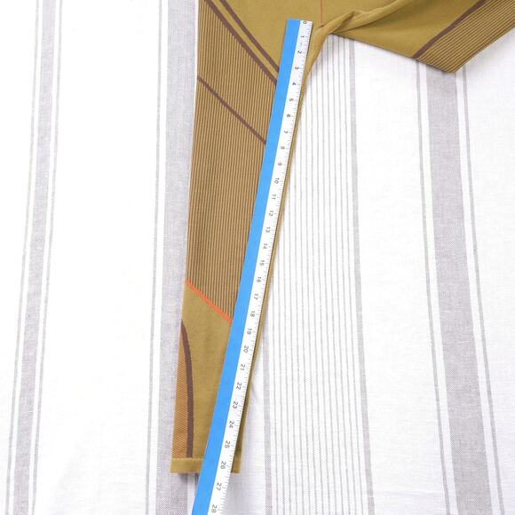 Fabletics Legging Women XL Seamless Jacquard Olive Green Stretch Knit Super Cozy - Picture 14 of 16